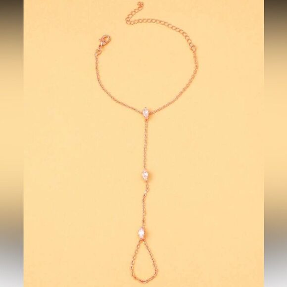 Hand Chain Bracelet #1643 - Picture 2 of 3